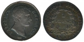 Frankreich Erstes Kaiserreich
1 Franc AN13 Bonaparte
Kahnt/Schön 11, 4,98 Gramm, -vz