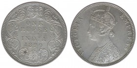 British Indien Victoria
Rupie 1890 B

Silber
11.66g
vz/stfr