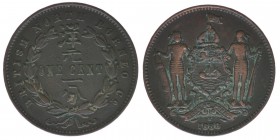British Nord-Borneo
1 Cent 1886

Bronze
8.84g
ss