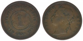 Großbritannien Straits Settlements

1 Cent 1889
Bronze
9.22g
-ss