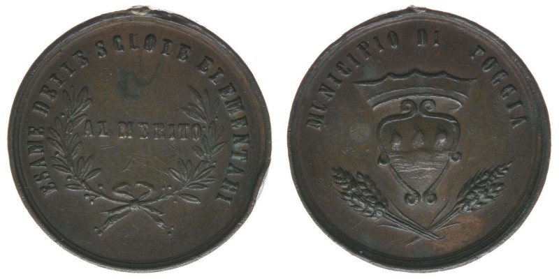 Italien Municipio di Foggia
Marke al merito ohne Jahr
Bronze, 4,88 Gramm, vz++