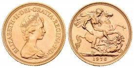 Gran Bretaña. Elizabeth II. 1 soberano. 1976. (Km-908). (Fried-417). Au. 7,98 g. SC-. Est...220,00.