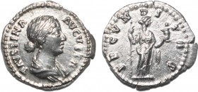 Roman - Faustina Junior (under Marcus Aurelius)
Denarius, FECVNDITAS, RCV 5252, RIC 677, RSC 99 (Rome, 161-175), 3.33g, Choice Very Fine