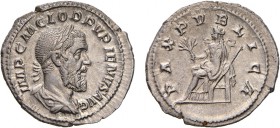 Roman - Pupienus (238)
Denarius, PAX PVBLICA, Rare, RCV 8526, RIC 4, RSC 22 (Rome, 238), 2.98g, Choice Extremely Fine