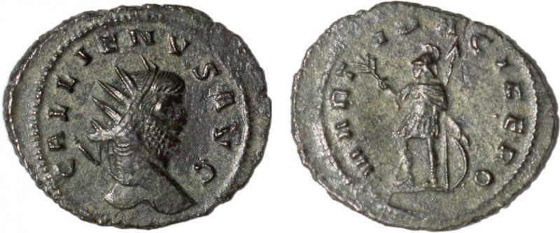 Roman - Gallienus (253-268)
Antoninianus, Billon, MARTI PACIFERO, RCV 10288, RI...