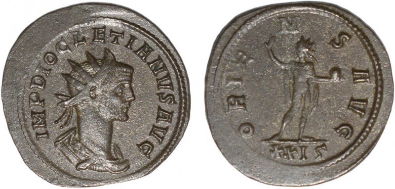 Roman - Diocletian (284-305)
Antoninianus, Billon, ORIENS AVG, XXIS (exergue), ...
