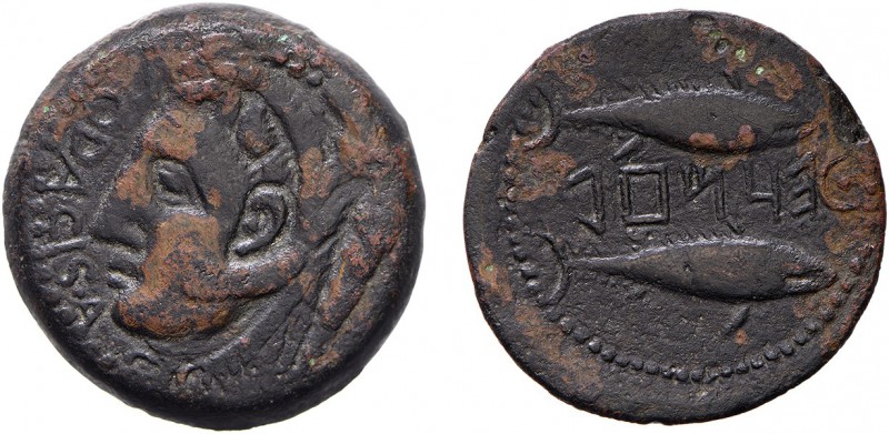 Ibero-Roman - Salacia
Asse, 150-50 BC, Alcácer do Sal, KeToVION, Very Rare, G.-...