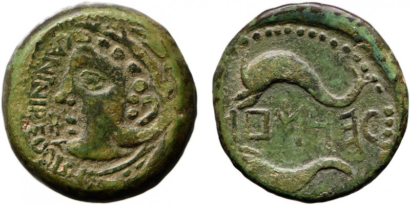 Ibero-Roman - Salacia
Asse, 150-50 a.C., Alcácer do Sal, KeToVION, Rare, G.13.0...