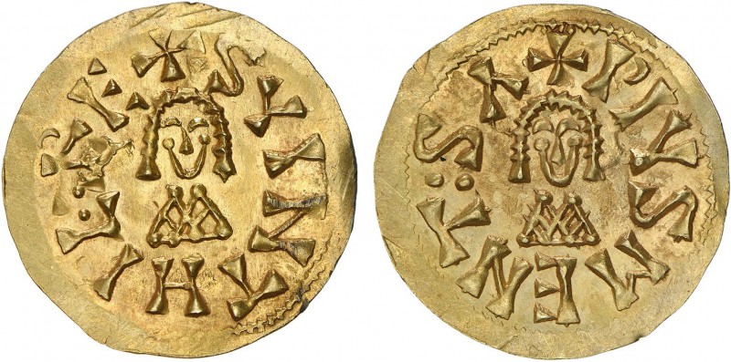 Visigoth - Suintila (621-631)
Gold - Tremissis, Mentesa, CNV 295.17, 1.36g, Cho...