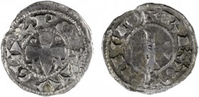 Portugal - D. Sancho I (1185-1211)
Dinheiro, PORTVGAL/+REXSANCIO, Rare, G.02.02, 0.44g, Very Fine