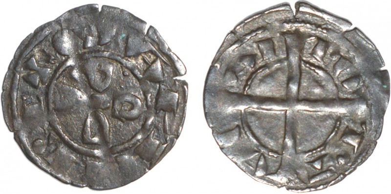 Portugal - D. Sancho II (1223-1248)
Dinheiro, SANCII REX/PO RT VG AL, G.07.01, ...