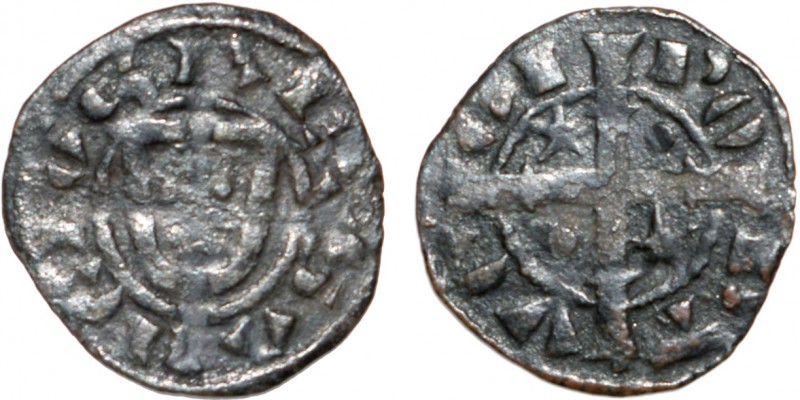Portugal - D. Sancho II (1223-1248)
Dinheiro, REX SANCIVS/PO RT VG AL, G.13.02,...