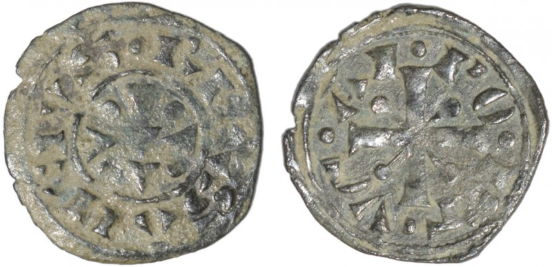 Portugal - D. Sancho II (1223-1248)
Dinheiro, .REX SANCIVS/.PO.RT.VG.AL, G.20.0...