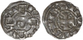 Portugal - D. Afonso III (1248-1279)
Dinheiro, AL FONSVS REX/PO RT VG AL, G.02.30, 0.87g, Very Fine