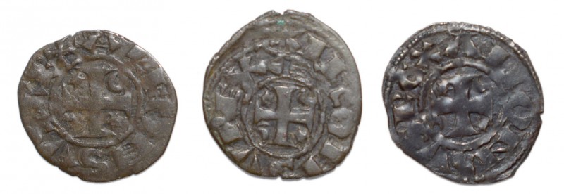Portugal - D. Afonso III (1248-1279)
Lot (3 Coins) - Dinheiros - G.20.02, 0.74g...
