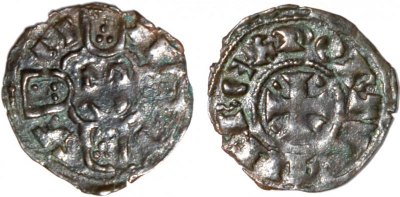 Portugal - D. Afonso IV (1325-1357)
Dinheiro, ALF REX PORTVG/II AL GA RB, Rare,...