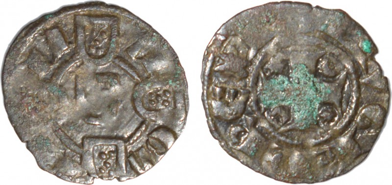 Portugal - D. Pedro I (1357-1367)
Dinheiro, P RE*(PORT)VGL/AL GA RE II, verdigr...