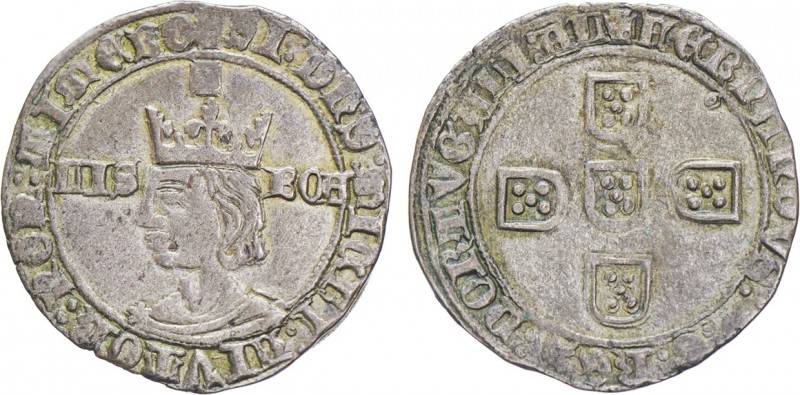 Portugal - D. Fernando I (1367-1383)
Tornês de Busto, LIS-BOA, Extremely Rare, ...