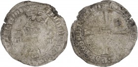 Portugal - D. Fernando I (1367-1383)
Barbuda, P O R T, obverse: ..nOnT:, bezants, Very Rare, G.38.01.ar(var)/al, 3.00g, Good/Almost Good