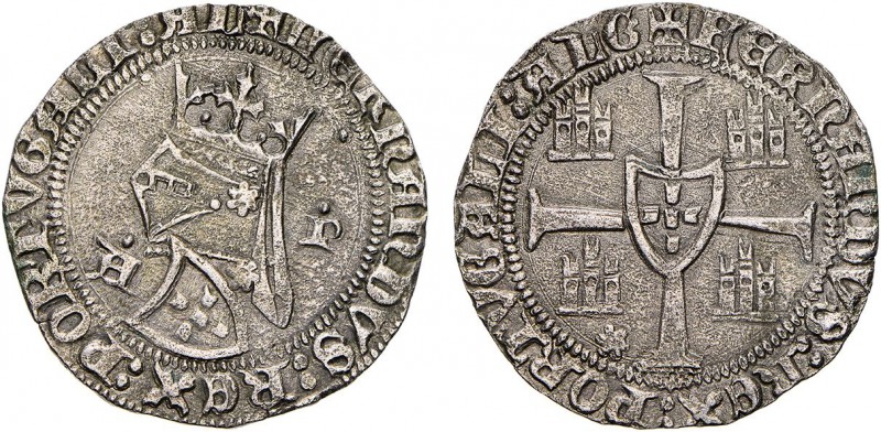 Portugal - D. Fernando I (1367-1383)
Barbuda, A-P (point on A and P), G.39.07.b...