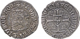 Portugal - D. Fernando I (1367-1383)
Meia Barbuda, -M, Milmanda, G.27.01.l/h, 1.92g, Almost Very Fine