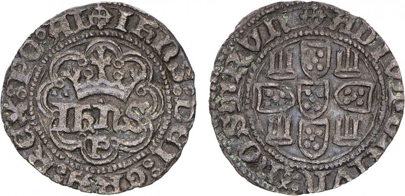 Portugal - D. João I (1385-1433)
Meio Real de 3 Libras e Meia, P, Porto, Rare, ...