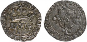 Portugal - D. João I (1385-1433)
Meio Real Cruzado, P, G.35.01, 1.91g, Very Good