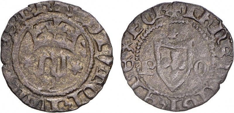 Portugal - D. João I (1385-1433)
Meio Real Atípico, P/P-o, Porto, Very Rare, G....