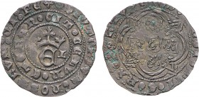 Portugal - D. Duarte I (1433-1438)
Real Branco, -L, Lisbon, Rare, G.03.01, 2.86g, Almost Very Fine/Good