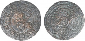 Portugal - D. Duarte I (1433-1438)
Real Branco, -P, small disc, obverse: (+ADIVTORIVm nOSTRVnQVI/FECIT:CELVm ETEREA:), G.40.04, 1.25g, Almost Good