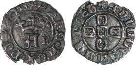 Portugal - D. Afonso V (1438-1481)
Meio Real Preto, -L, G.02.03, 0.86g, Almost Extremely Fine