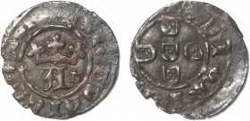 Portugal - D. Afonso V (1438-1481)
Meio Real Preto, -L, off center reverse, G.02.05, 0.93g, Very Good/Good