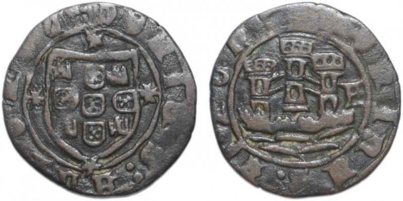 Portugal - D. Afonso V (1438-1481)
Ceitil; towers formed by square lements; tur...