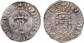 Portugal - D. João II (1481-1495)
Silver - Vintém, L-o, A:D:G/A:D:G, G.14.17.var, 1.85g, Almost Extremely Fine
