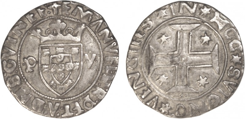 Portugal - D. Manuel I (1495-1521)
Tostão, P-V, Porto, Rare, G.60.02, 9.18g, Al...