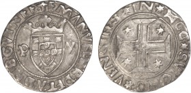 Portugal - D. Manuel I (1495-1521)
Tostão, P-V, Porto, Rare, G.60.02, 9.18g, Almost Extremely Fine