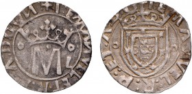 Portugal - D. Manuel I (1495-1521)
Silver - Vintém, oMoL, :+:I:EMANVEL:ET:R:P:A:D:GVN, G.28.-, 1.95g, Almost Very Fine