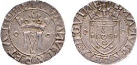 Portugal - D. Manuel I (1495-1521)
Silver - Vintém, oMoL, GINE:/GVINE:, G.30.03.var, 1.70g, Choice Very Fine
