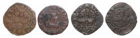 Portugal - D. Manuel I/D. João III
Lot (4 coins) - Ceitis - D. Manuel I: Magro 3.1.15, 1.44g, Very Fine; Magro 3.1.1, 1.63g, Good; D. João III: Magro...