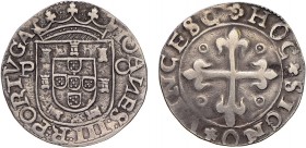 Portugal - D. João III (1521-1557)
Silver - Tostão, P-O, 3rd type, G.140.04/140.08, 8.46g, Very Fine