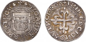 Portugal - D. João III (1521-1557)
Silver - Tostão, P-O, 3rd type, G.144.04/144.12, 8.26g, Very Fine