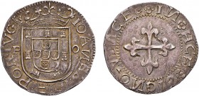 Portugal - D. João III (1521-1557)
Silver - Tostão, P-O, 3rd type, G.141.01, 8.10g, Very Fine