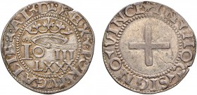Portugal - D. João III (1521-1557)
Silver - Real Português Dobrado, REX, G.90.34, 7.16g, Choice Very Fine