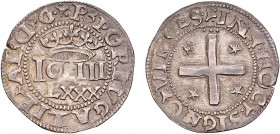 Portugal - D. João III (1521-1557)
Silver - Real Português Dobrado, R, G.95.04, 7.14g, Choice Very Fine