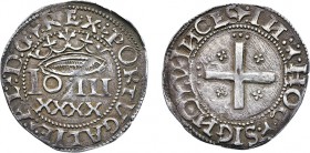 Portugal - D. João III (1521-1557)
Silver - Real Português, REX, obverse start legend at 11h, G.67.02, 3.50g, Almost Extremely Fine