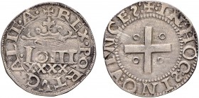 Portugal - D. João III (1521-1557)
Silver - Real Português, REX, G.69.11/69.08, 2.87g, Very Fine