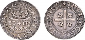 Portugal - D. João III (1521-1557)
Silver - Real Português, REX, G.76.01, 3.45g, Almost Extremely Fine