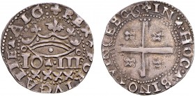 Portugal - D. João III (1521-1557)
Silver - Real Português, o-o, REX, G.80.03, 3.52g, Almost Extremely Fine