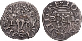 Portugal - D. João III (1521-1557)
Silver - Vintém, L-R/R-L, reverse: IOANNES.III RE, G.65.01/65.-, 1.61g, Very Fine