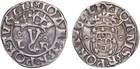 Portugal - D. João III (1521-1557)
Silver - Vintém, L-R (annulet and 2 points on L and R), G.49.02, 2.17g, Almost Extremely Fine